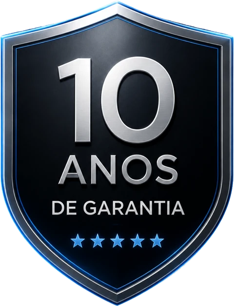 Selo de 10 anos de garantia do PreXion Elite